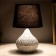 August table lamp E14 40W Black and White 20x20x31 cm Risalux
