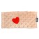 Developing toy toy Belt-grip “Mom's Love” with cherry bones, beige color