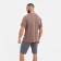 Print T-shirt with print, light brown color, size 44
