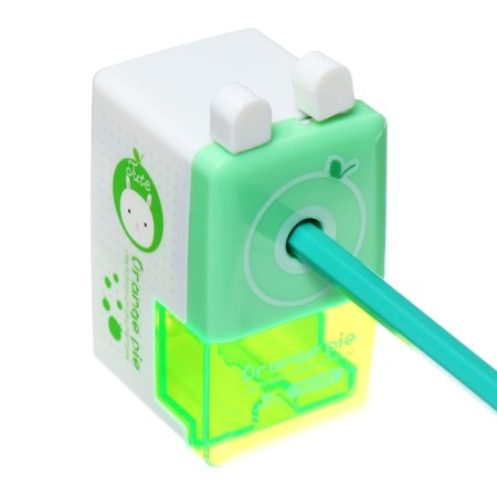 Mechanical grinding grinder with a classic container green-10