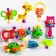A set of rattles “Gather me”, 10 pcs, bright colors, crumb me