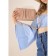 Cross-bodi with lightning, external pocket, long belt, light pink color