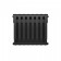 Bimetallic radiator Royal Thermo Biliner New/Noir Sable, 500 x 80 mm, 8 sections, black