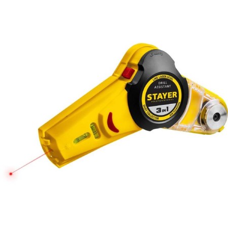 The level of the Stayer Drill Assistant 34987, with a device for drilling, 7m, accurate. +/- 1.5 mm/m