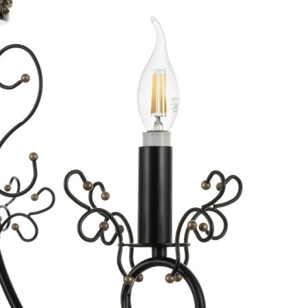 Ariel chandelier 3xe14 40W black and gold 58x58x40.5-100 cm Bayerlux-4