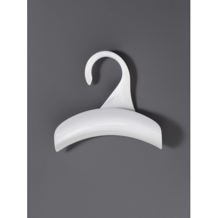 Hook d/bag 10*9*3.5 cm plastic white package OT-1