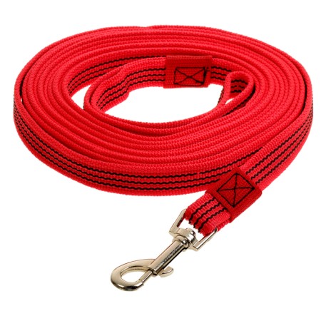 Land "Zononic" Kapron with latex thread, 5 m x 2 cm, red
