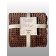 Plaid 2 joint venture diva Afrodita, Velsoft, size 180x200 cm, dark brown color
