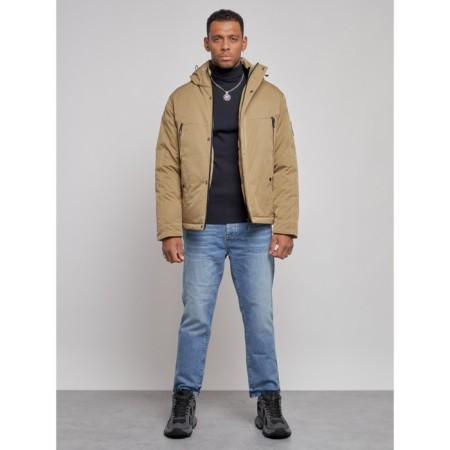 Sports male winter, size 60, mustard color