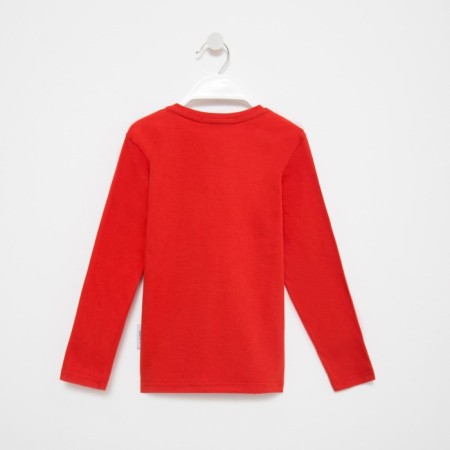 T-shirt with long sleeve Marvel "Spider Man", height 122-128 (34), red color-5