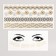 Set "Love", Locon on a hairpin, translated tattoos, hair decor
