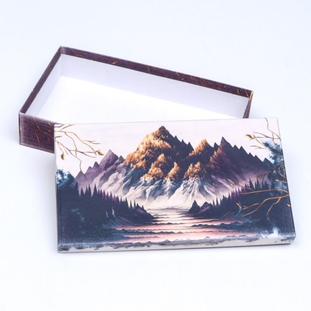 Set of rectangular boxes 4 in 1, "natural landscapes", 30 x 20 x 8 - 24 x 14 x 5 cm-5
