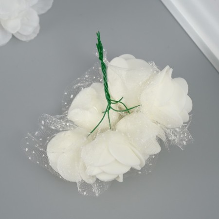 Decorative flower for the creativity "Rose" Ivory-2