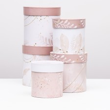 Set of round boxes 5 in 1 