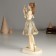 Polystone souvenir "Girl dancing with a Nutcracker" 9x8.5x22 cm