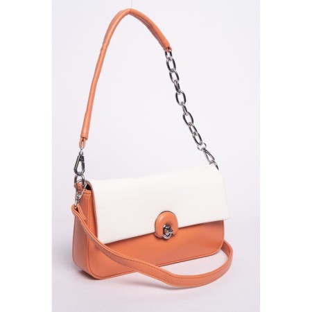Cross-Body Bag, eco-leather, ludor orange, 24x6x15 cm-1