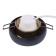 Ass-built Lamp Heze A66666PL-1BK, GU10, 35 W, 10x3.2x3.2 cm, Black, Black, Golden