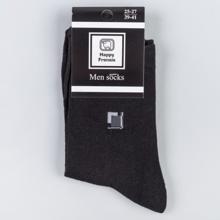 Male socks, size 27-29, black color-2