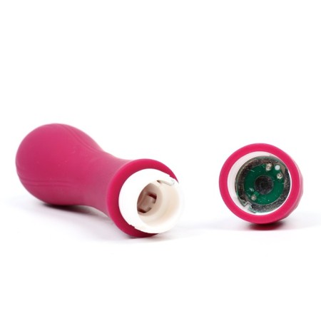Vibrator clitoral Lilo, ABS Plastic, Soft silicone, burgundy-5
