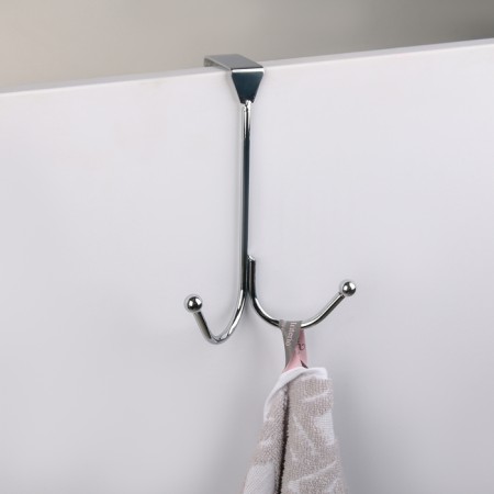 Boal on the door of the share "Light", 2 hooks, 16.5 × 5 × 9.5 cm, color chromium-1