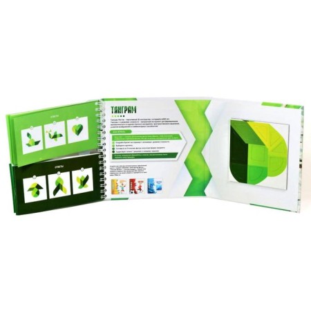 Magnetic puzzle "Tangram. Leaf "-3