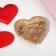 Brooch "Heart" luxurious, colored in gold