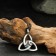Protective amulet "Triskelion", 30x30mm, metal