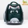 A backpack for carrying animals "cat", transparent, 34 x 25 x 40 cm, green