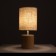 Decorative table lamp Arte Lamp Jishui A5036LT-1BR, E27, 60 W, 18x18x40 cm, golden, beige