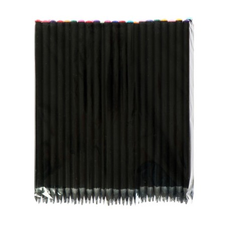 Pencil Blackographic hardness of the HB, the body is black, sharpened, with an Acrylic Straza, mix-6