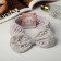 Hair bandage "Droplek" 19*6 cm gray