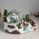 Souvenir Polystone Water Ballion Music, Light "Lapland" is spinning d = 10 cm 25.5x17x16 cm