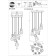 Suspended chandelier ST LUCE. SL1188.303.09. Idesia. 9x40 W, E14/E27, 87x87 cm, brass color