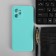 PERO case for Realme C35, silicone, turquoise phone