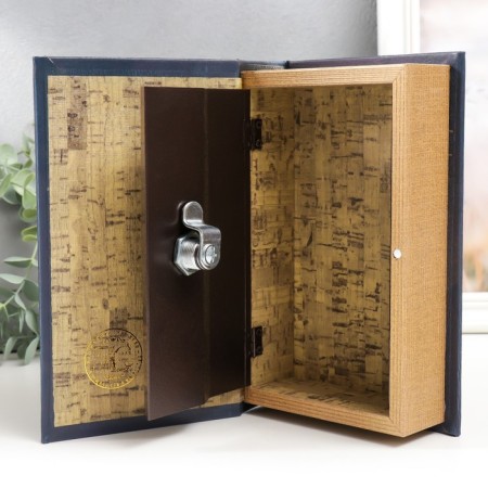 Safe Brush Tree leatherette "Architecture of Egypt" 21x13x5 cm-3