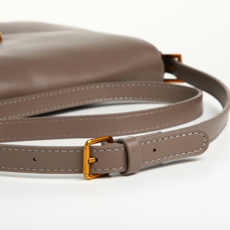 Women's bag on the Textura valve, medium size, color gray-6