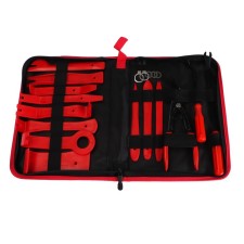 A set of instrument for plastic, 19 items, in a bag