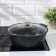 Frying, 4 l, d = 28 cm, h = 10.5 cm, glass cover, anti -stick coating, color dark marble