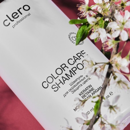 CLERO Professional hair shampoo "for dyed hair", 1 liter-2