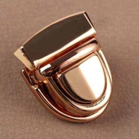 Bag -3 × 2 cm fastener, golden color-1