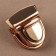 Bag -3 × 2 cm fastener, golden color