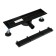 TIM BAD554002BK, 70 x 400 mm, tiles, siphon with a rotation angle of 360 °, black-matte