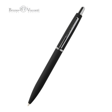 Automatic ball handle, 1.0 mm, BrunovisConti San Remo, blue rod, metal case Soft Touch Black, in case-2