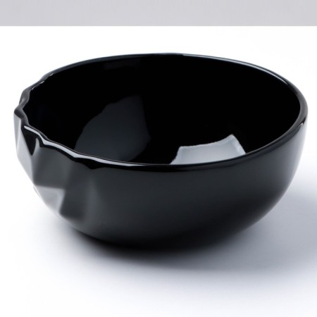 Ceramic Salamic “Obsidian”, 16.5 x 7 cm, 900 ml, black color-1
