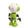 The Smartbot robot reacts to touch, light and sound effects, green colors