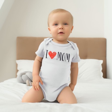Bodia Kroshka I "Love Mom", White, R.26, height 74-80-6