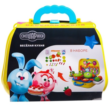 Game set "Fun Kitchen", Smeshariki, with accessories, in a bag-10