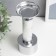 Summary metal per 1 candle "Illusion" silver 21x8x8 cm
