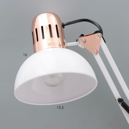 Joel table lamp E27 40W white-gold 15x15x63 cm Risalux-4