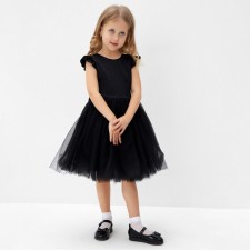 Dress Children's Dress Minaku: Partydress, Black Color, Height 104 cm